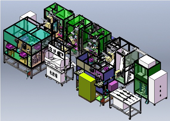 汽车转向系统总成组装线